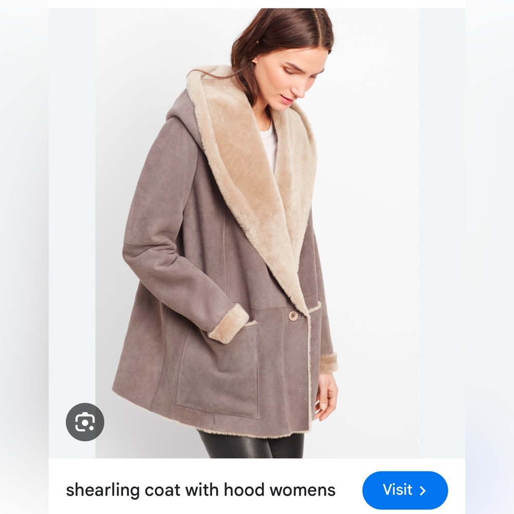 Vince Shearling Coat size M - Picture 3 of 14